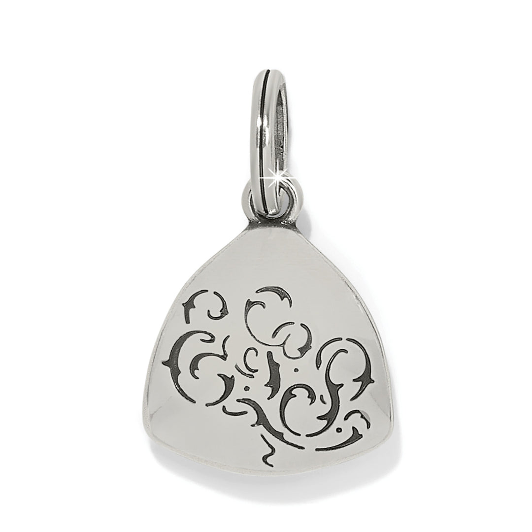 Brighton Estella Amulet | Silver-Aqua-01-Jewelry-Brighton-Market Street Nest, Fashionable Clothing, Shoes and Home Décor Located in Mabank, TX