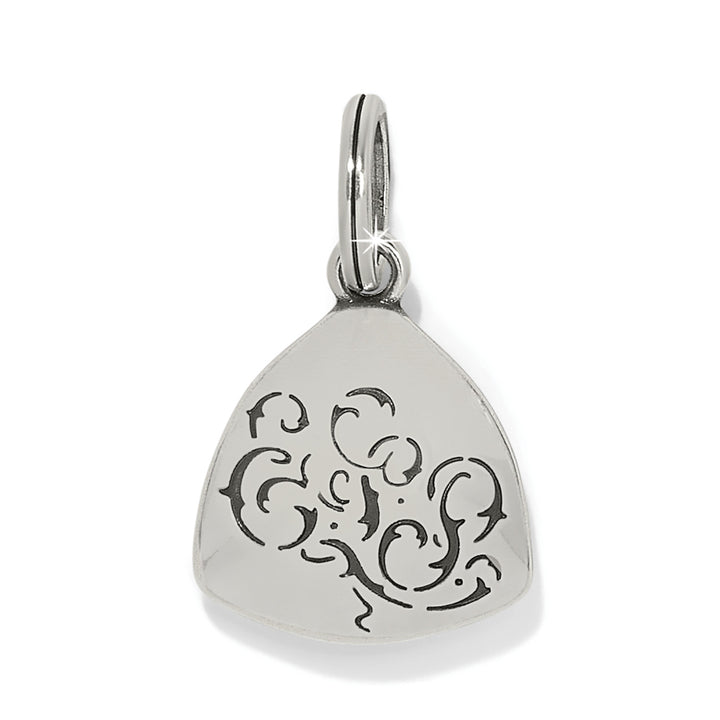 Brighton Estella Amulet | Silver-Aqua-01-Jewelry-Brighton-Market Street Nest, Fashionable Clothing, Shoes and Home Décor Located in Mabank, TX