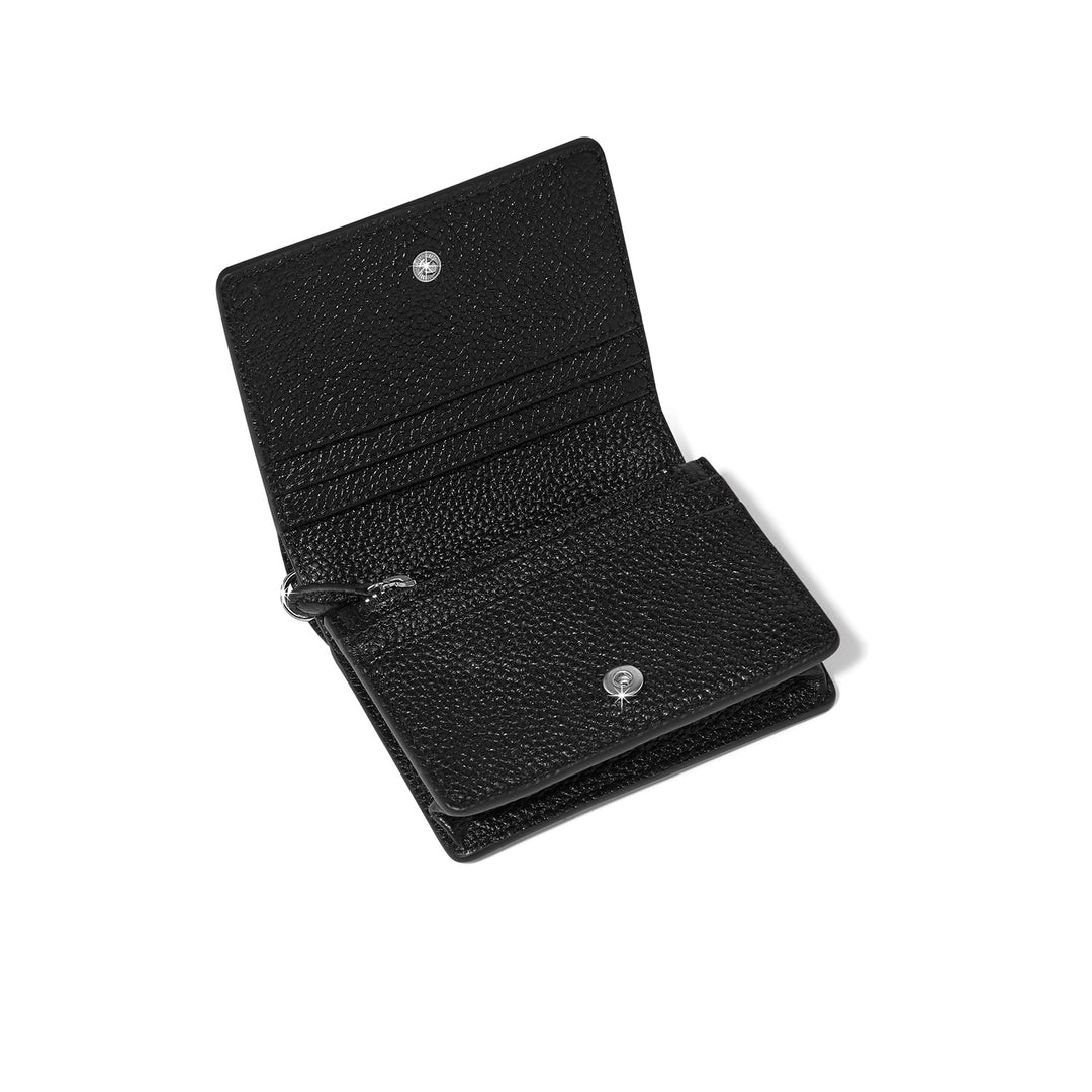 Brighton Everbloom Noir Small Wallet-07-Handbags-Brighton-Market Street Nest, Fashionable Clothing, Shoes and Home Décor Located in Mabank, TX