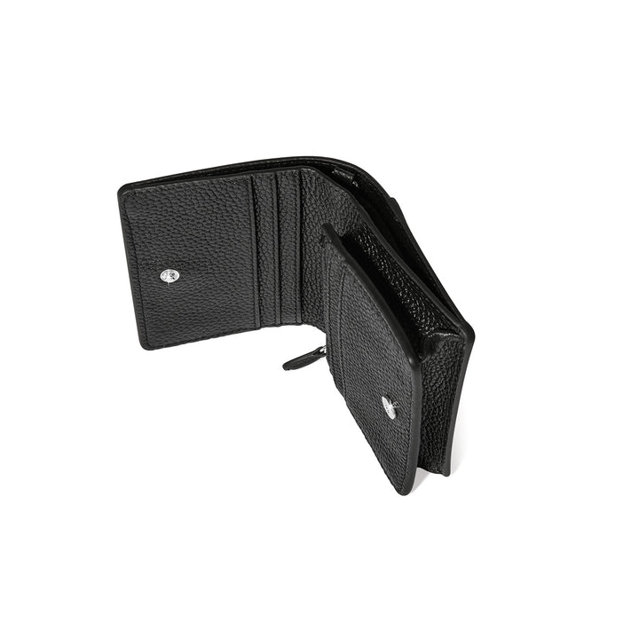 Brighton Everbloom Noir Small Wallet-07-Handbags-Brighton-Market Street Nest, Fashionable Clothing, Shoes and Home Décor Located in Mabank, TX
