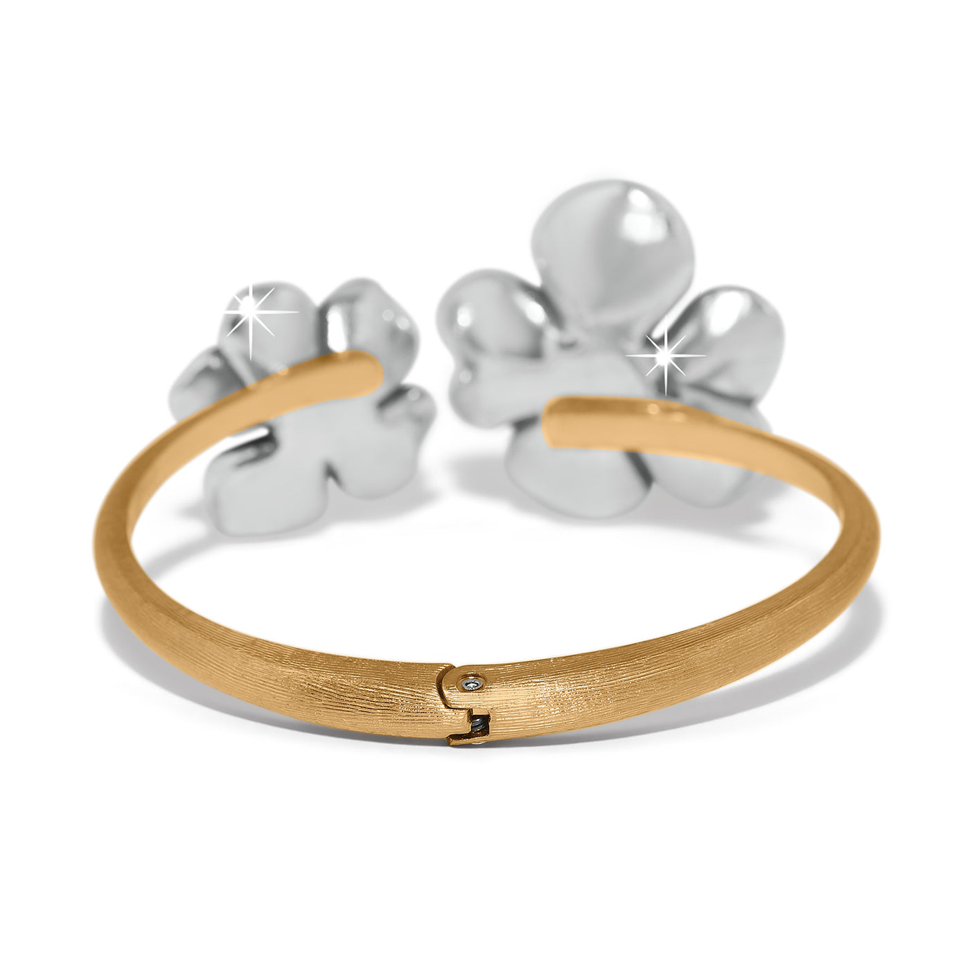 Brighton Everbloom Windflower Open Hinged Bangle-Bracelets-Brighton-Market Street Nest, Fashionable Clothing, Shoes and Home Décor Located in Mabank, TX