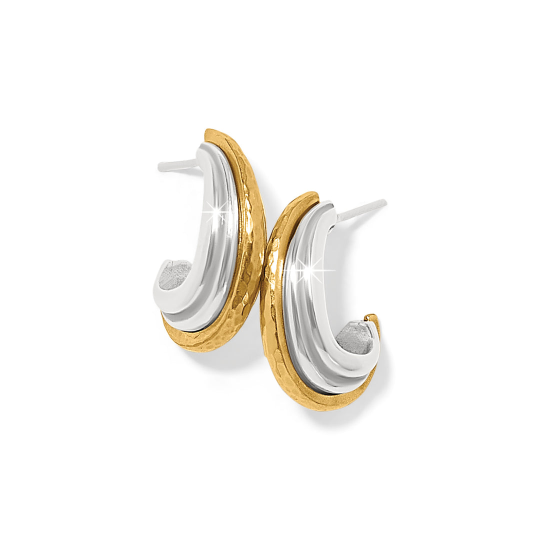 Brighton Ferrara Deco Small Hoop Earrings-01-Jewelry-Brighton-Market Street Nest, Fashionable Clothing, Shoes and Home Décor Located in Mabank, TX