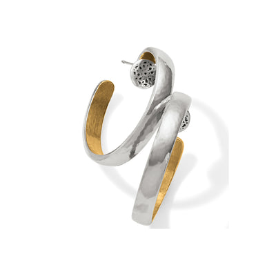 Brighton Ferrara Entrat Small Hoop Earrings-Earrings-Brighton-Market Street Nest, Fashionable Clothing, Shoes and Home Décor Located in Mabank, TX