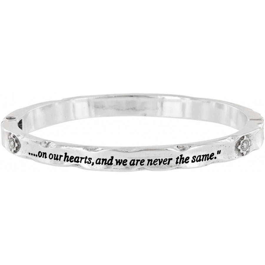 Footprints Hinged Bangle-Bracelets-Brighton-Market Street Nest, Fashionable Clothing, Shoes and Home Décor Located in Mabank, TX