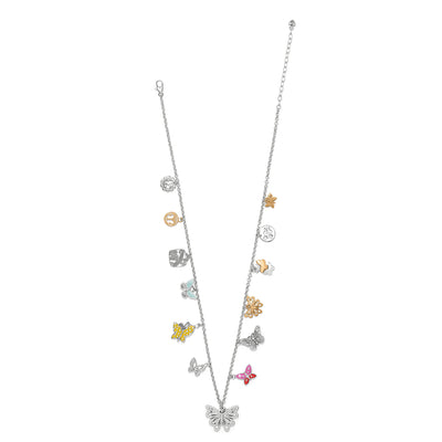 Brighton Forever Butterfly Charm Necklace-Necklaces-Brighton-Market Street Nest, Fashionable Clothing, Shoes and Home Décor Located in Mabank, TX