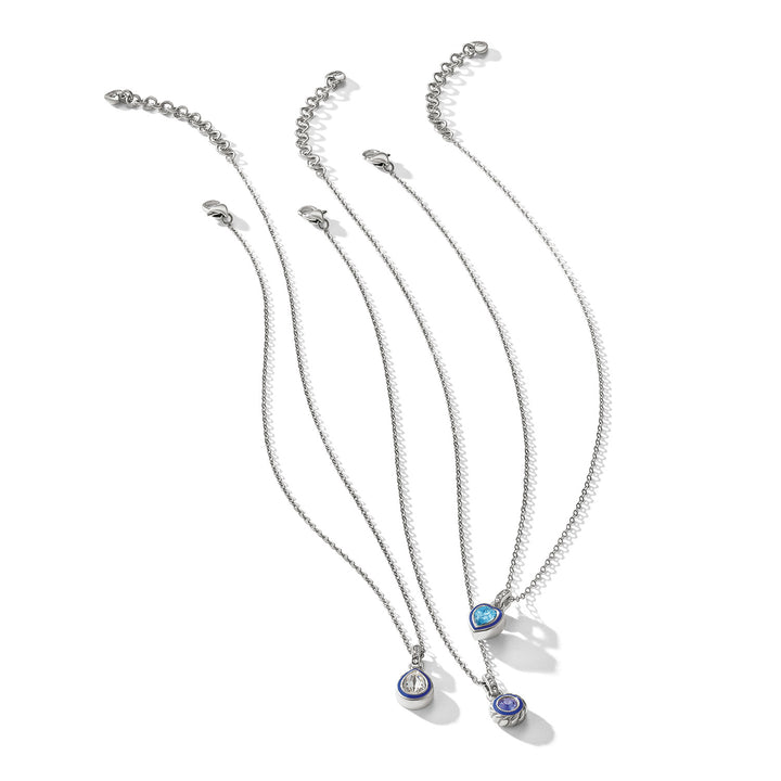 Brighton Halo Gemma Petite Heart Necklace-01-Jewelry-Brighton-Market Street Nest, Fashionable Clothing, Shoes and Home Décor Located in Mabank, TX