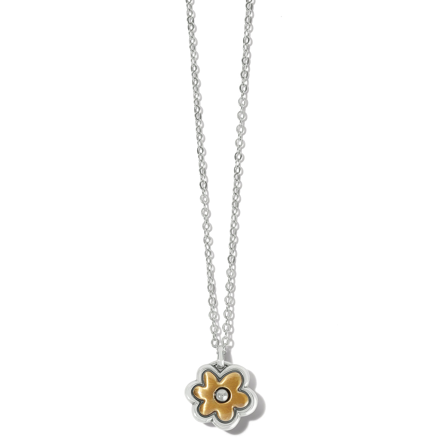 Brighton Harmony Flower Petite Necklace-Necklaces-Brighton-Market Street Nest, Fashionable Clothing, Shoes and Home Décor Located in Mabank, TX