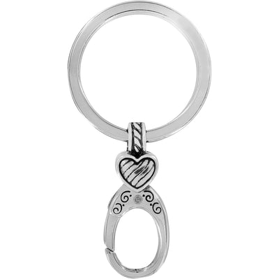 Brighton Heart Charm Key Fob-Home & Gifts-Brighton-Market Street Nest, Fashionable Clothing, Shoes and Home Décor Located in Mabank, TX