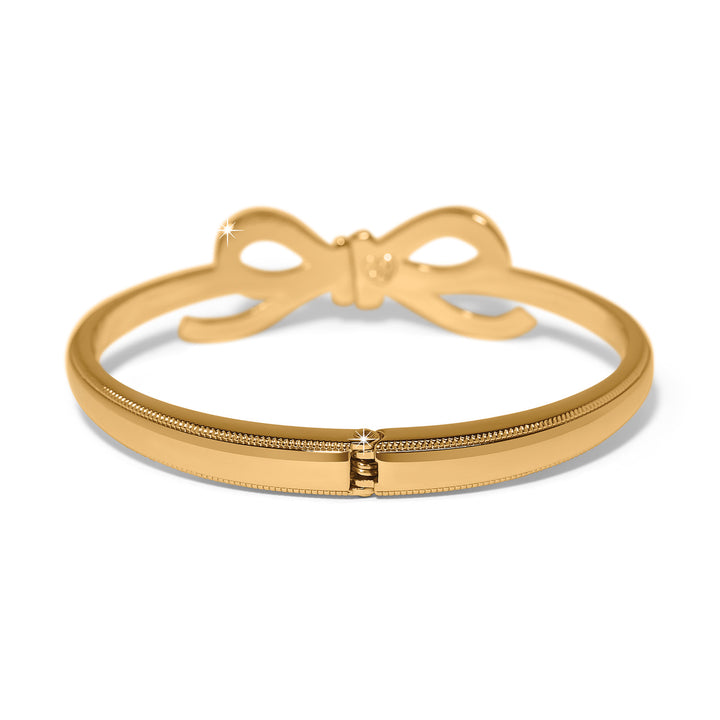 Brighton Illumina Bow Hinged Bangle-01-Jewelry-Brighton-Market Street Nest, Fashionable Clothing, Shoes and Home Décor Located in Mabank, TX