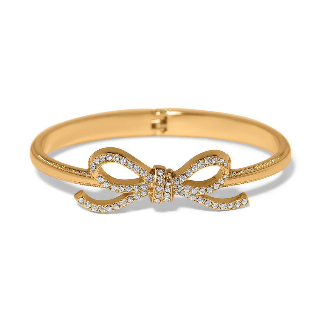 Brighton Illumina Bow Hinged Bangle-01-Jewelry-Brighton-Market Street Nest, Fashionable Clothing, Shoes and Home Décor Located in Mabank, TX