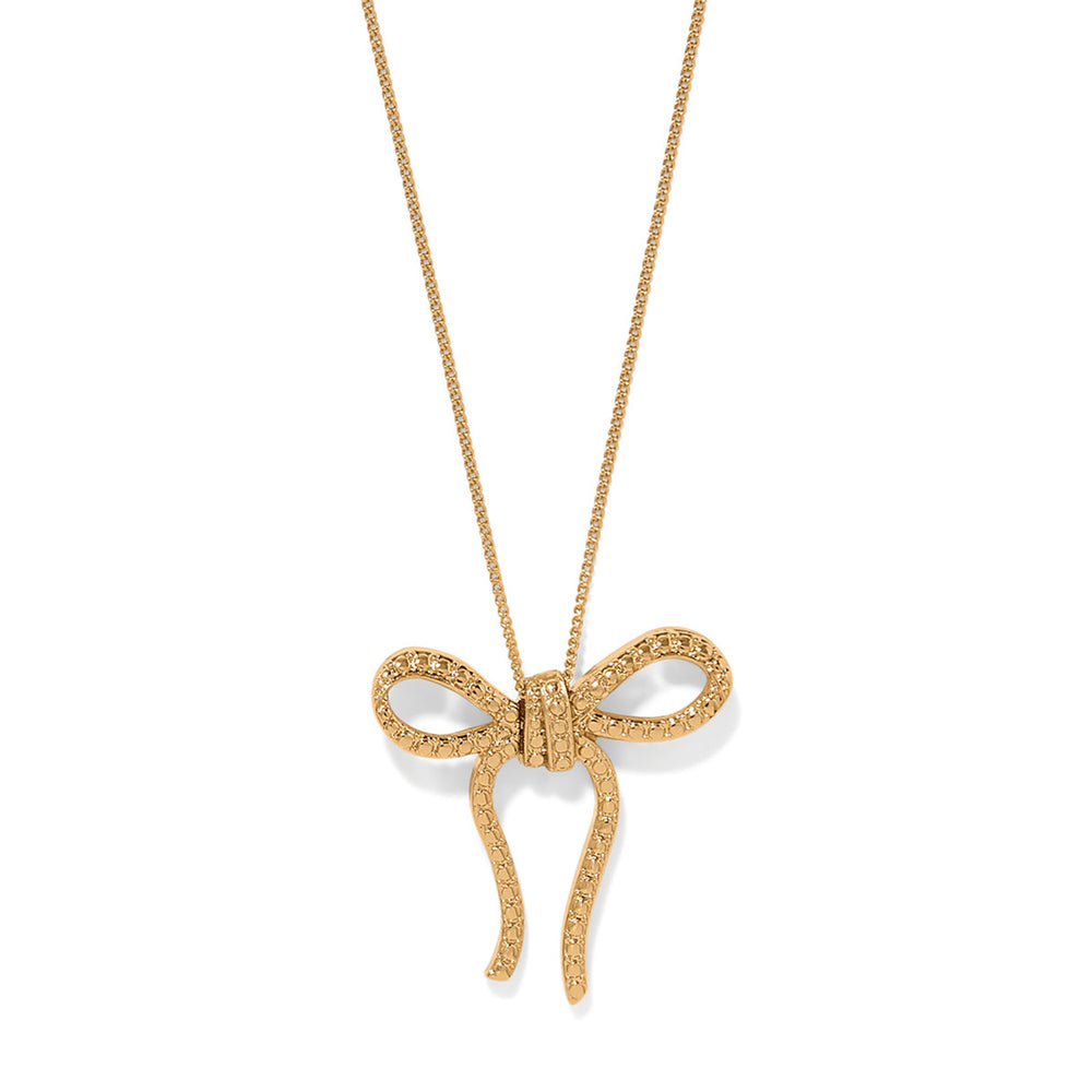 Brighton Illumina Bow Necklace-01-Jewelry-Brighton-Market Street Nest, Fashionable Clothing, Shoes and Home Décor Located in Mabank, TX