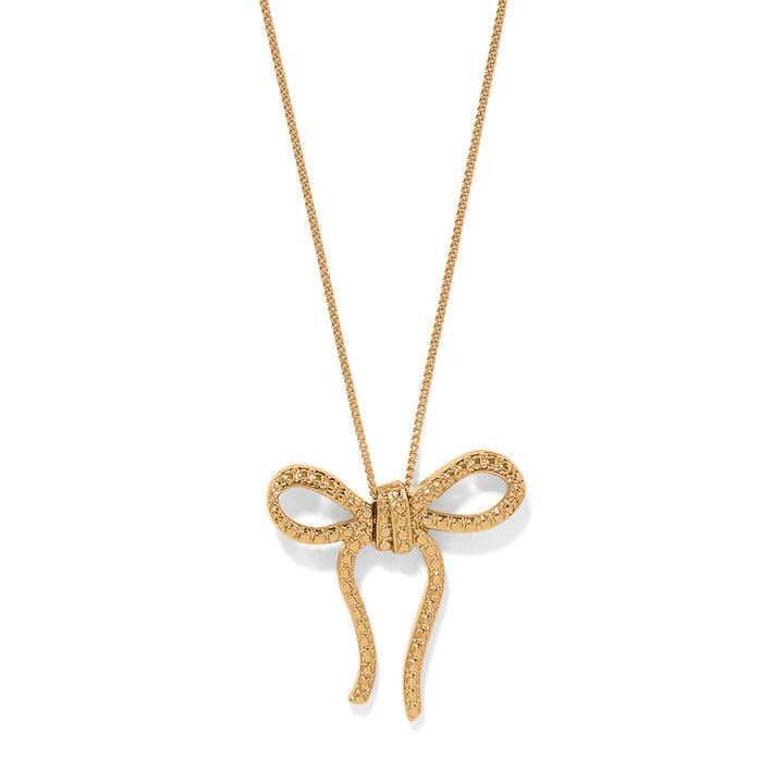 Brighton Illumina Bow Necklace-01-Jewelry-Brighton-Market Street Nest, Fashionable Clothing, Shoes and Home Décor Located in Mabank, TX