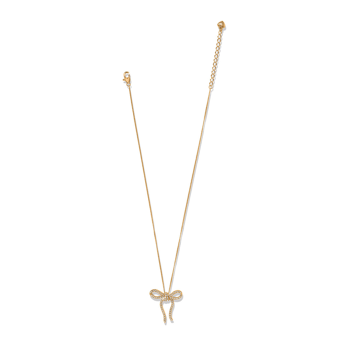 Brighton Illumina Bow Necklace-01-Jewelry-Brighton-Market Street Nest, Fashionable Clothing, Shoes and Home Décor Located in Mabank, TX