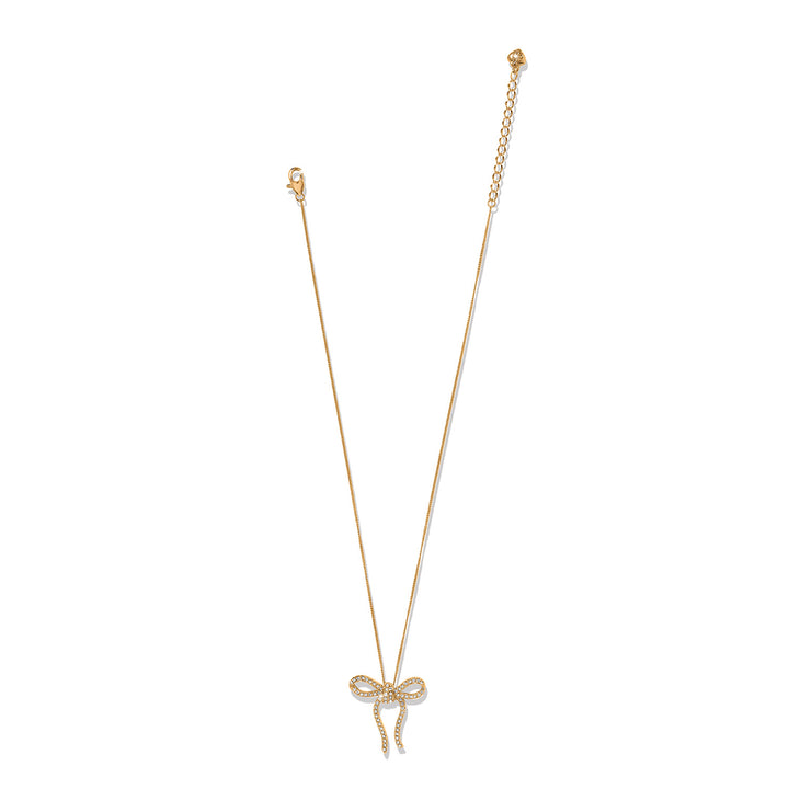 Brighton Illumina Bow Necklace-01-Jewelry-Brighton-Market Street Nest, Fashionable Clothing, Shoes and Home Décor Located in Mabank, TX