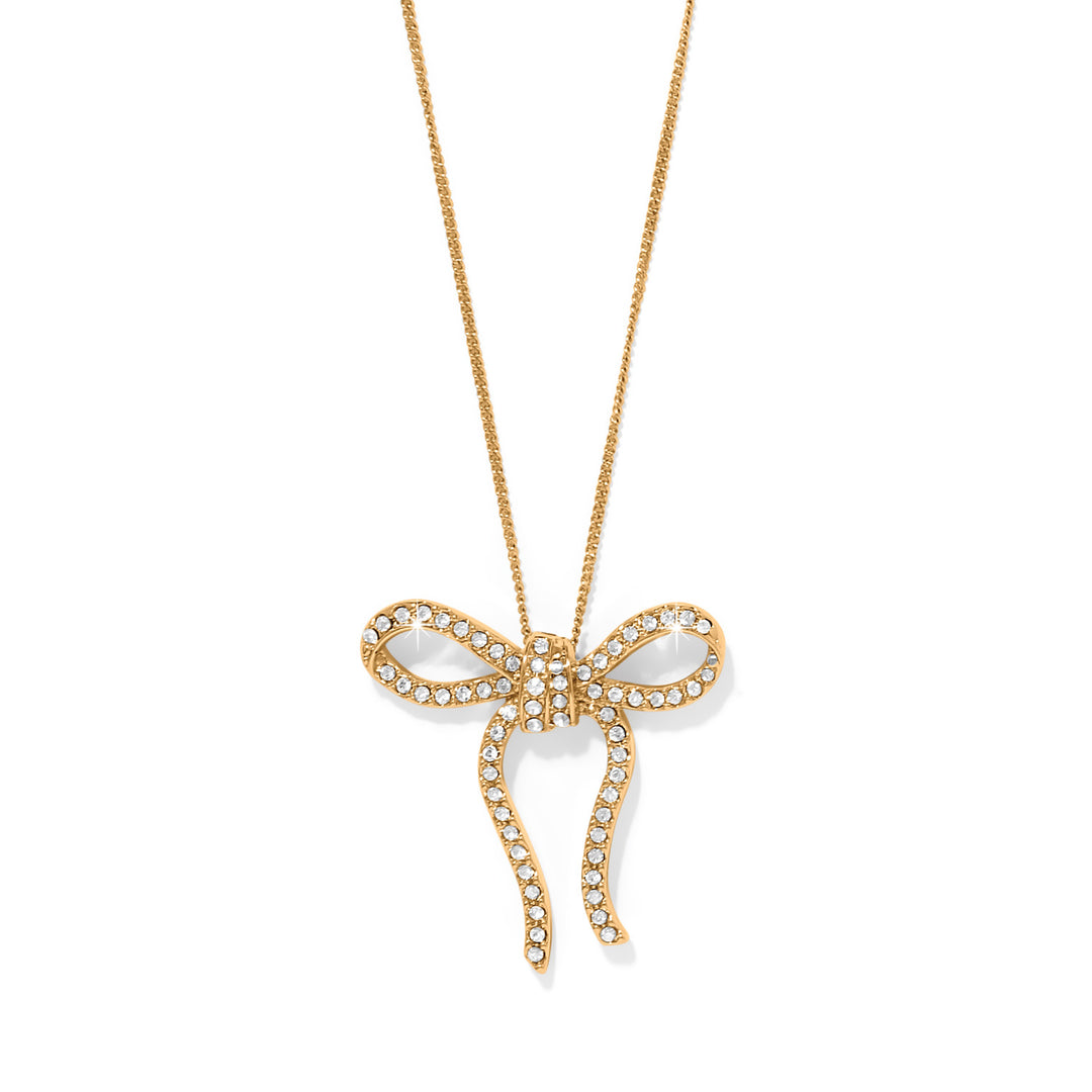 Brighton Illumina Bow Necklace-01-Jewelry-Brighton-Market Street Nest, Fashionable Clothing, Shoes and Home Décor Located in Mabank, TX