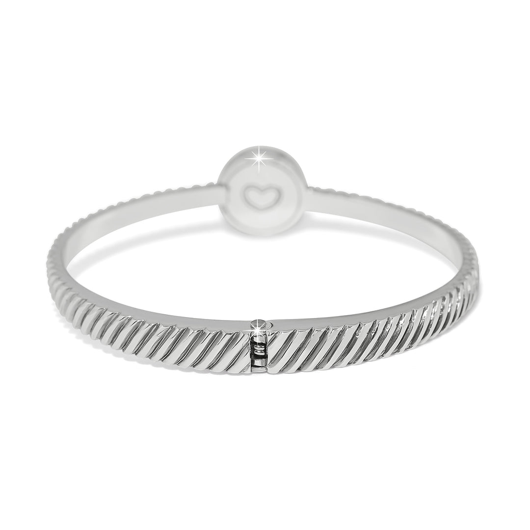 Brighton Illumina Celeste Dome Hinged Bangle-Bracelets-Brighton-Market Street Nest, Fashionable Clothing, Shoes and Home Décor Located in Mabank, TX