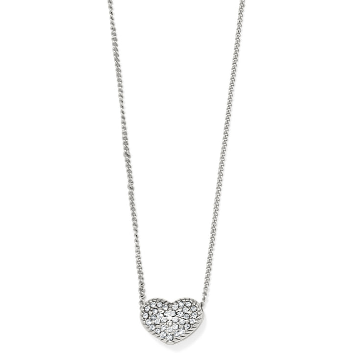 Illumina Celeste Heart Petite Necklace-Necklaces-Brighton-Market Street Nest, Fashionable Clothing, Shoes and Home Décor Located in Mabank, TX