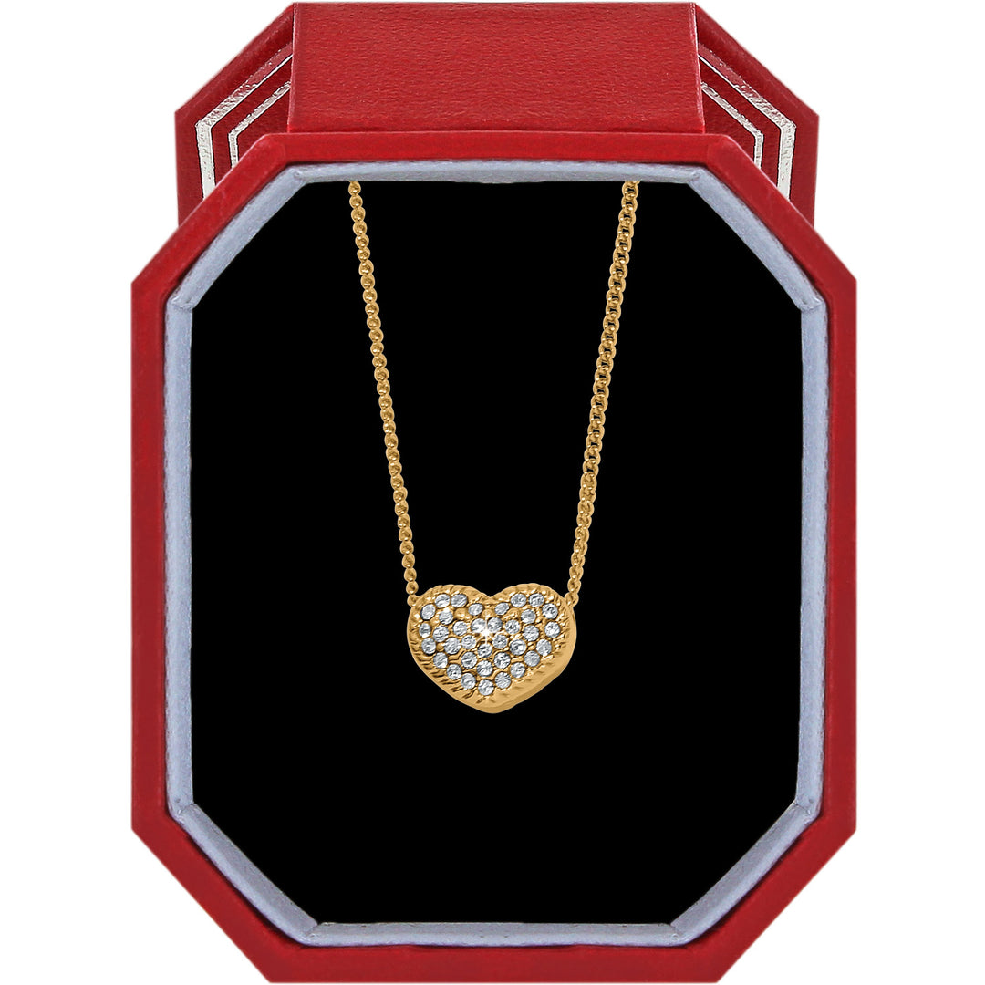 Brighton Illumina Celeste Heart Petite Necklace Gift-01-Jewelry-Brighton-Market Street Nest, Fashionable Clothing, Shoes and Home Décor Located in Mabank, TX