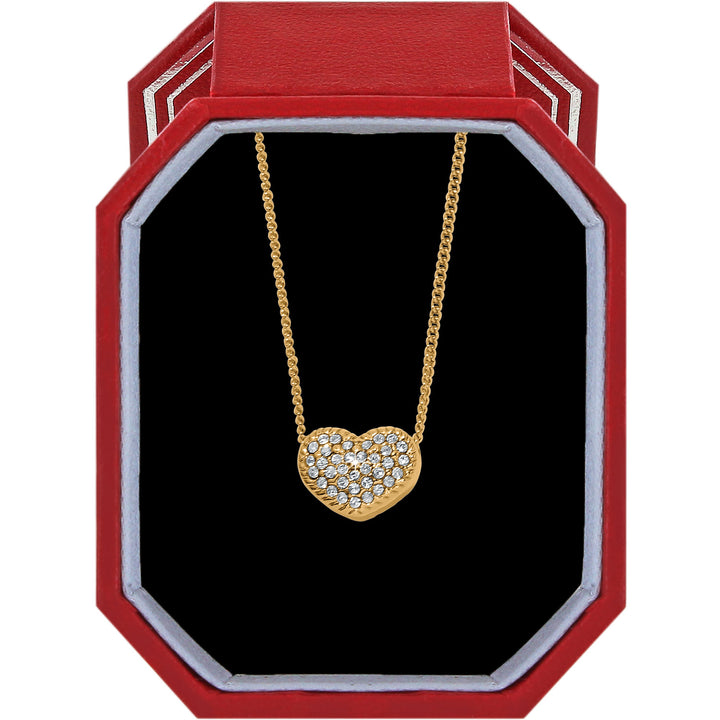 Brighton Illumina Celeste Heart Petite Necklace Gift-01-Jewelry-Brighton-Market Street Nest, Fashionable Clothing, Shoes and Home Décor Located in Mabank, TX
