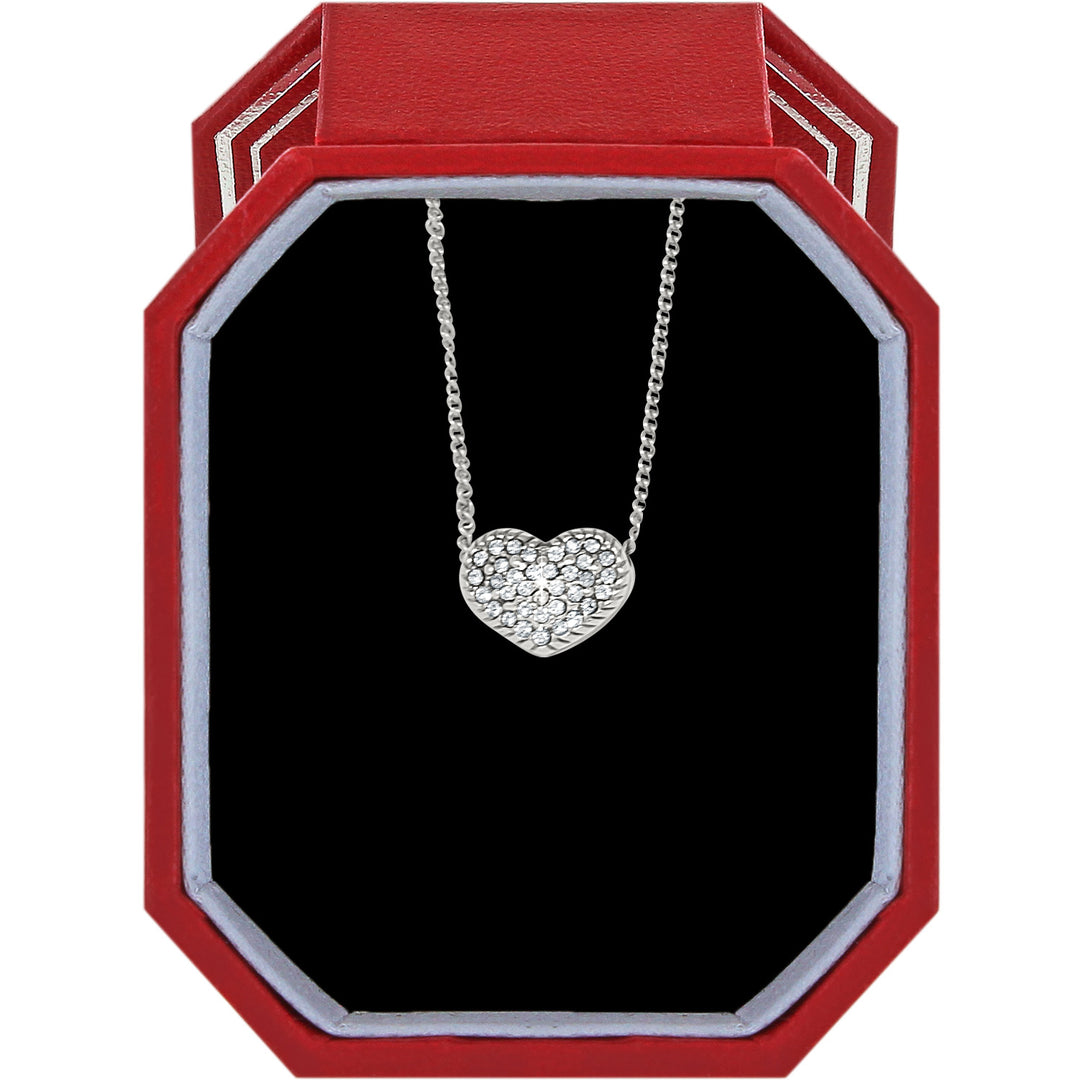 Brighton Illumina Celeste Heart Petite Necklace Gift Box-01-Jewelry-Brighton-Market Street Nest, Fashionable Clothing, Shoes and Home Décor Located in Mabank, TX