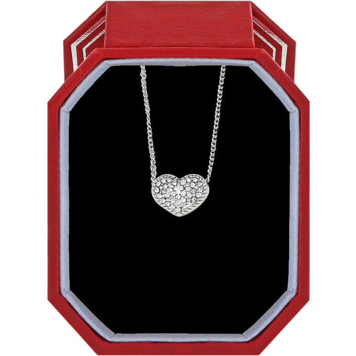 Brighton Illumina Celeste Heart Petite Necklace Gift Box-01-Jewelry-Brighton-Market Street Nest, Fashionable Clothing, Shoes and Home Décor Located in Mabank, TX