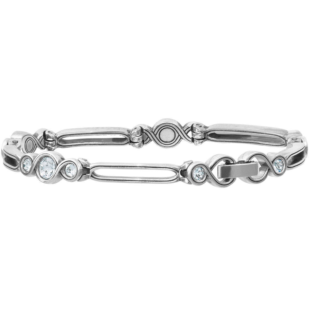 Brighton Infinity Sparkle Bracelet-01-Jewelry-Brighton-Market Street Nest, Fashionable Clothing, Shoes and Home Décor Located in Mabank, TX