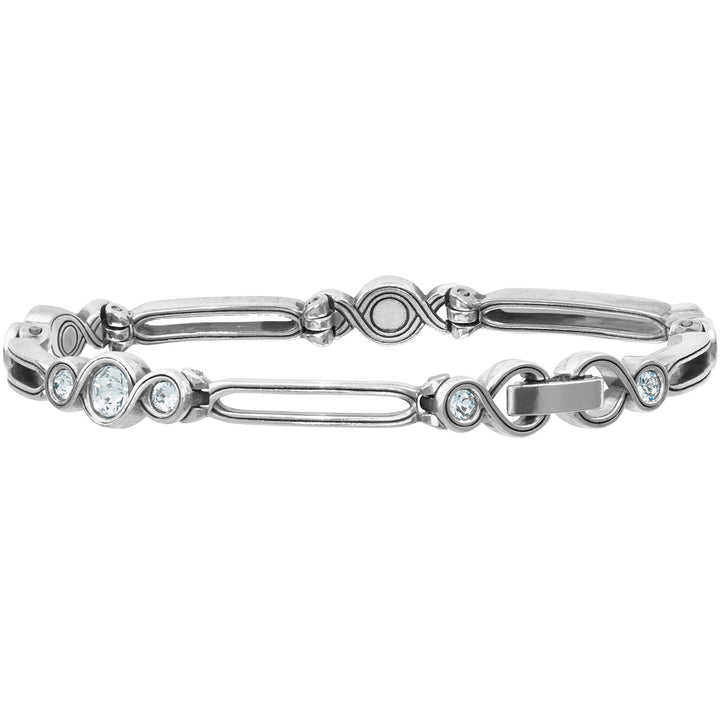 Brighton Infinity Sparkle Bracelet-01-Jewelry-Brighton-Market Street Nest, Fashionable Clothing, Shoes and Home Décor Located in Mabank, TX