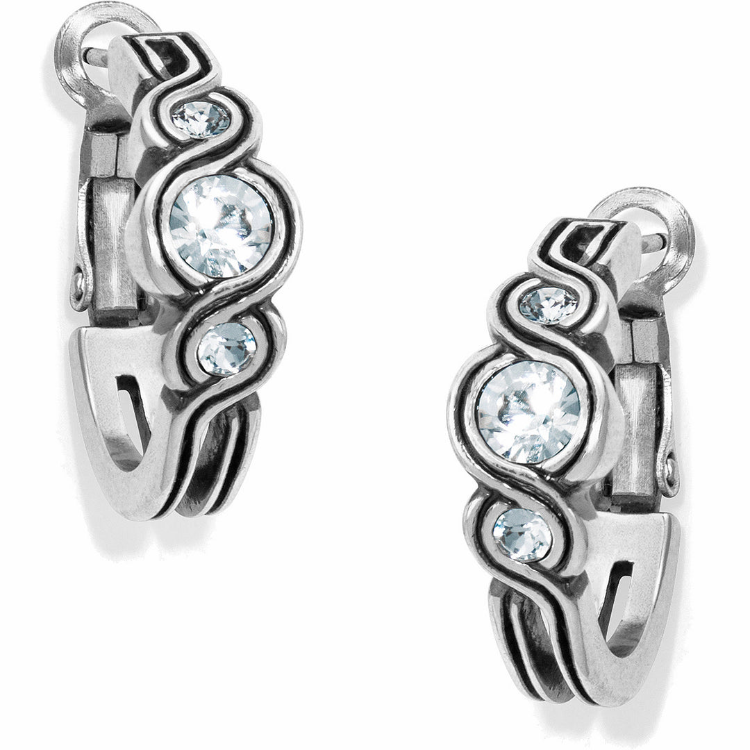 Brighton Infinity Sparkle Hoop Earrings-01-Jewelry-Brighton-Market Street Nest, Fashionable Clothing, Shoes and Home Décor Located in Mabank, TX