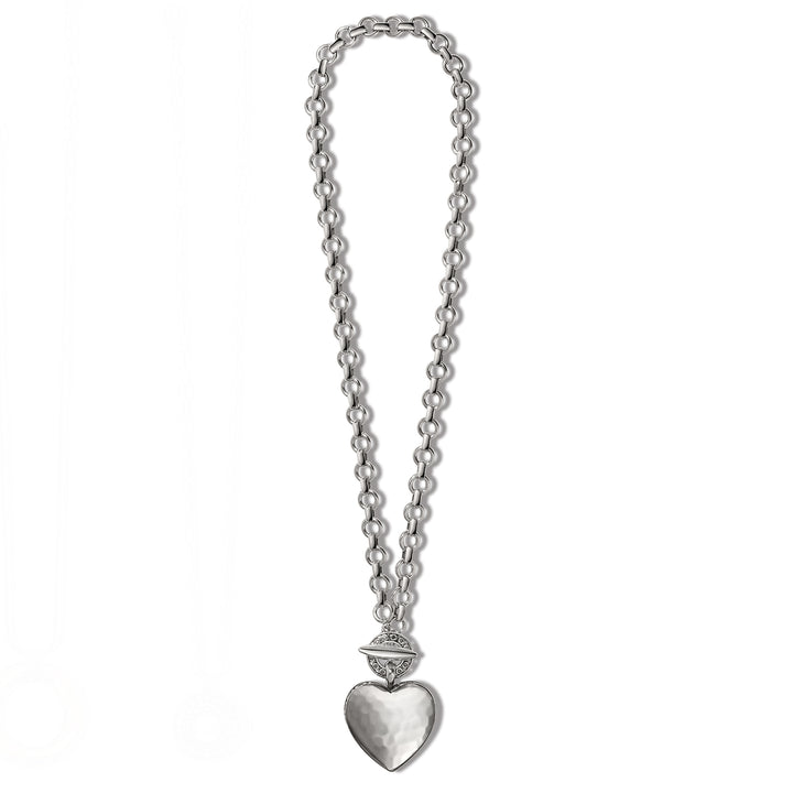 Inner Circle Heart Toggle Necklace-Necklaces-Brighton-Market Street Nest, Fashionable Clothing, Shoes and Home Décor Located in Mabank, TX