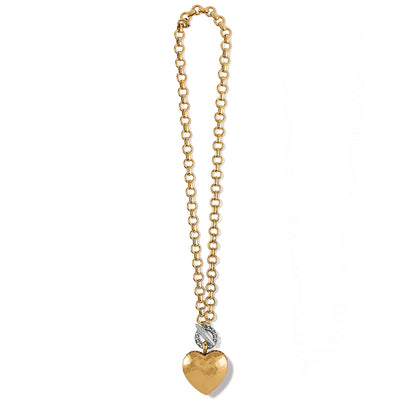 Inner Circle Heart Toggle Necklace-Necklaces-Brighton-Market Street Nest, Fashionable Clothing, Shoes and Home Décor Located in Mabank, TX