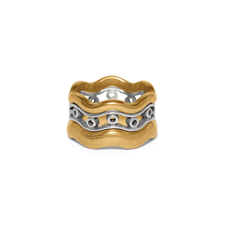 Brighton Inner Circle Trio Rings-01-Jewelry-Brighton-Market Street Nest, Fashionable Clothing, Shoes and Home Décor Located in Mabank, TX