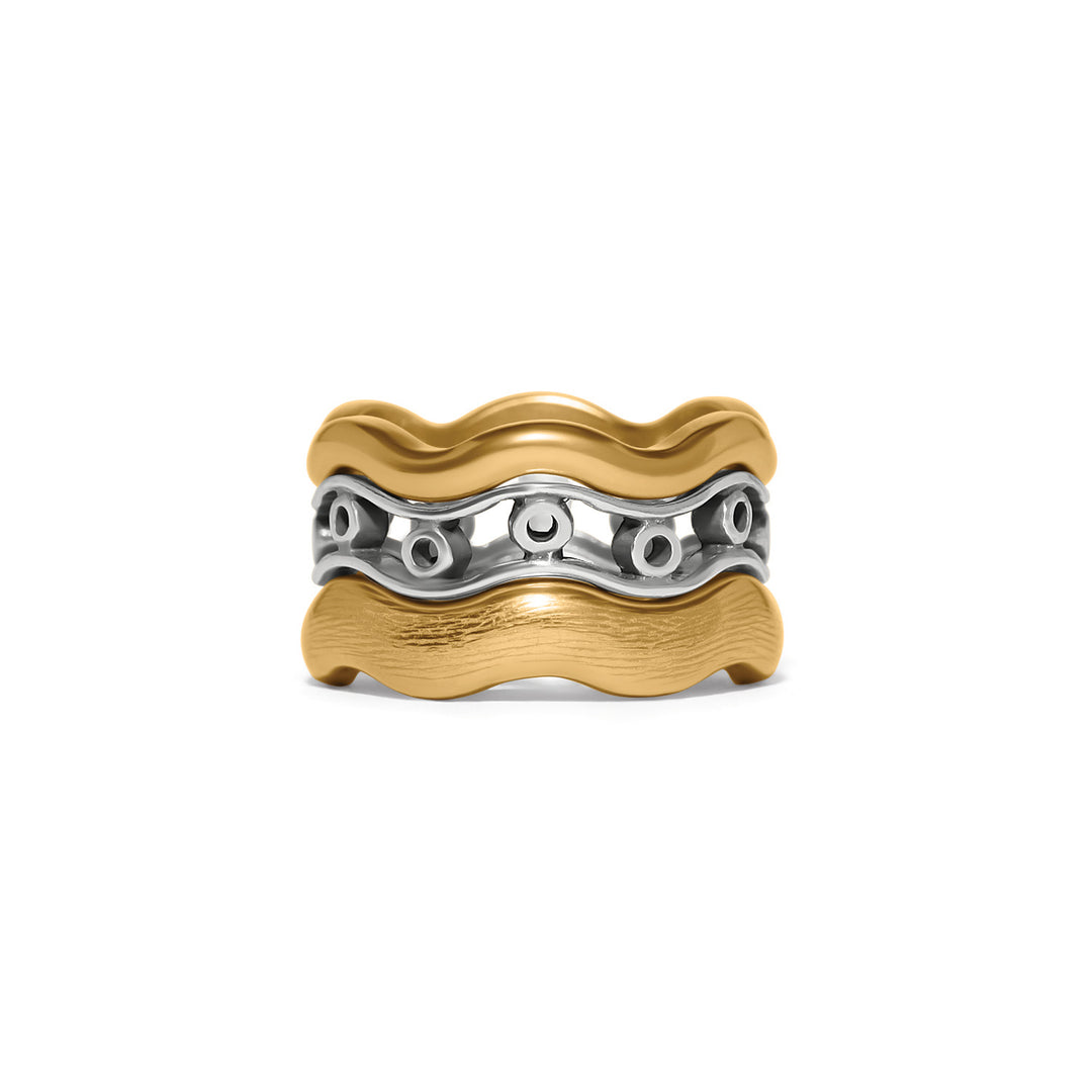 Brighton Inner Circle Trio Rings-01-Jewelry-Brighton-Market Street Nest, Fashionable Clothing, Shoes and Home Décor Located in Mabank, TX