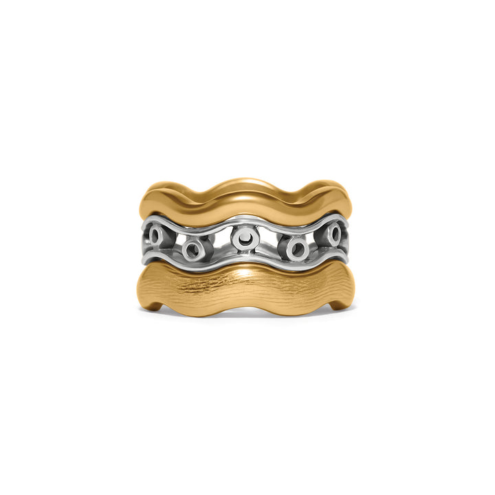 Brighton Inner Circle Trio Rings-01-Jewelry-Brighton-Market Street Nest, Fashionable Clothing, Shoes and Home Décor Located in Mabank, TX