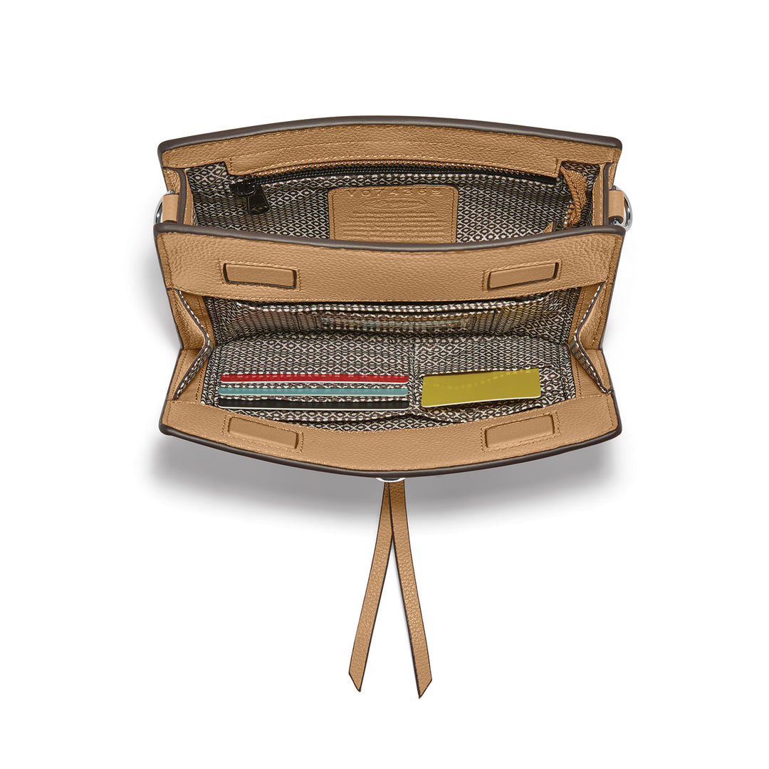 Brighton Interlok Adria Small Organizer | Cappuccino-07-Handbags-Brighton-Market Street Nest, Fashionable Clothing, Shoes and Home Décor Located in Mabank, TX
