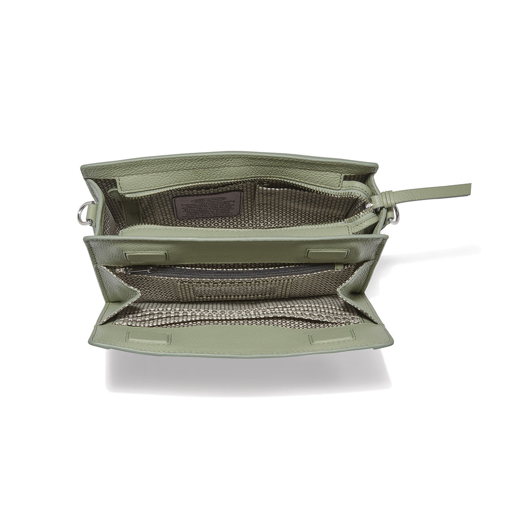 Brighton Interlok Braid Findley Organizer Bag - Sage-07-Handbags-Brighton-Market Street Nest, Fashionable Clothing, Shoes and Home Décor Located in Mabank, TX