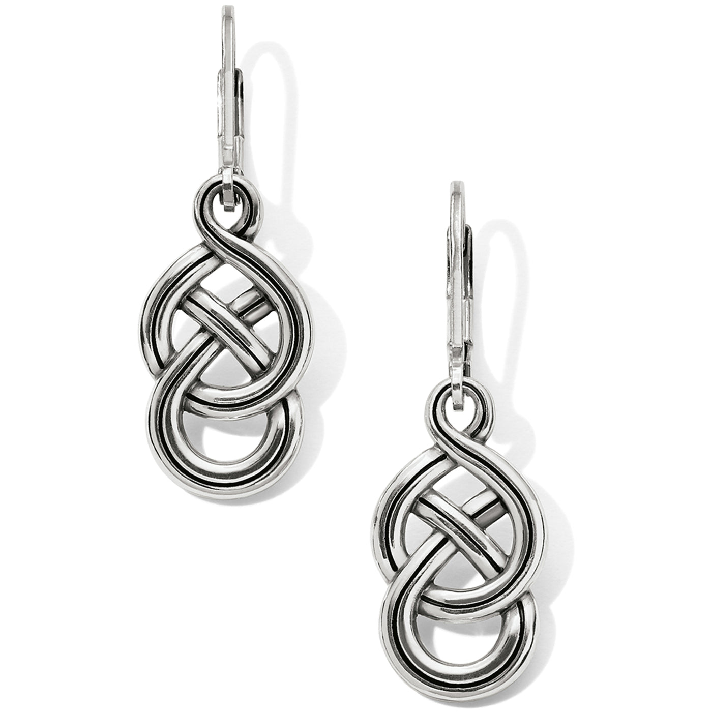 Brighton Interlok Braid Petite Leverback Earrings-Earrings-Brighton-Market Street Nest, Fashionable Clothing, Shoes and Home Décor Located in Mabank, TX