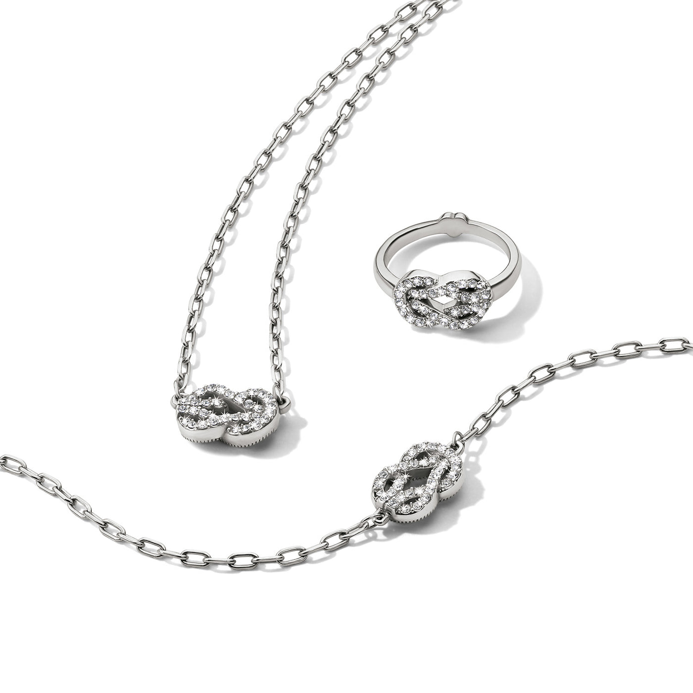 Brighton Interlok Harmony Luxe Petite Necklace-Necklaces-Brighton-Market Street Nest, Fashionable Clothing, Shoes and Home Décor Located in Mabank, TX