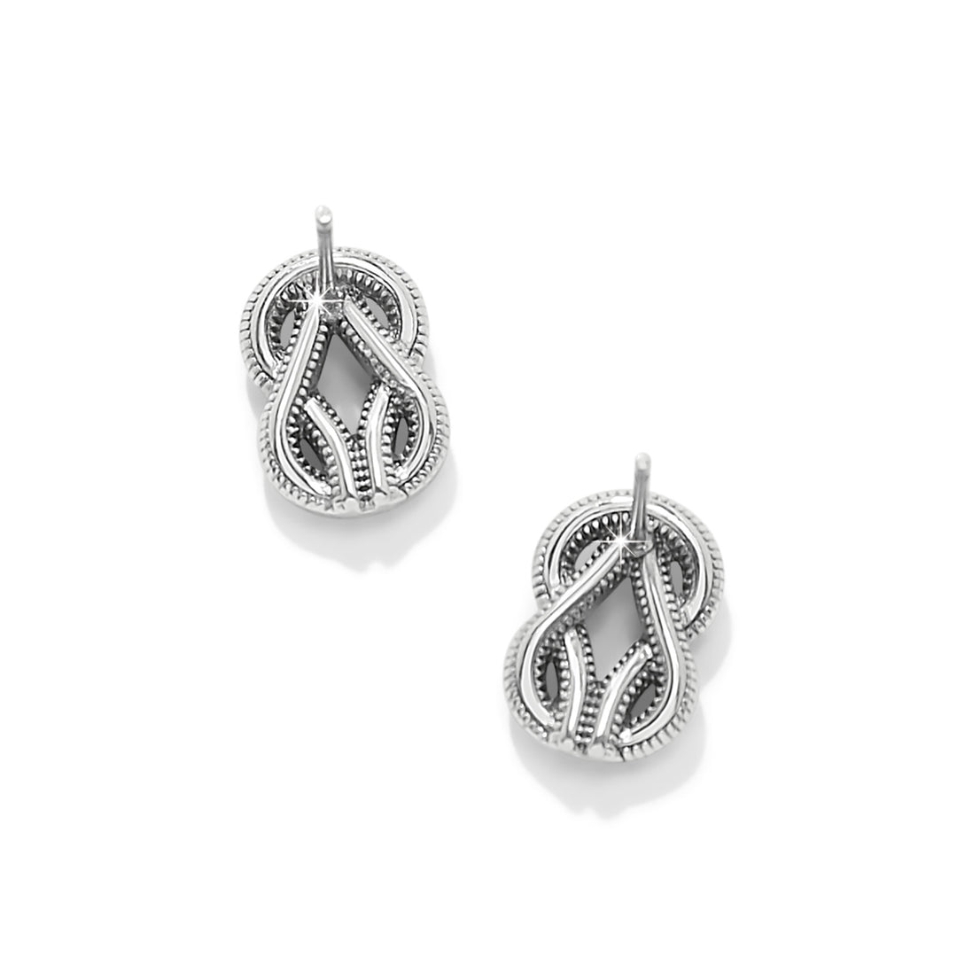 Brighton Interlok Harmony Luxe Post Earrings-Earrings-Brighton-Market Street Nest, Fashionable Clothing, Shoes and Home Décor Located in Mabank, TX