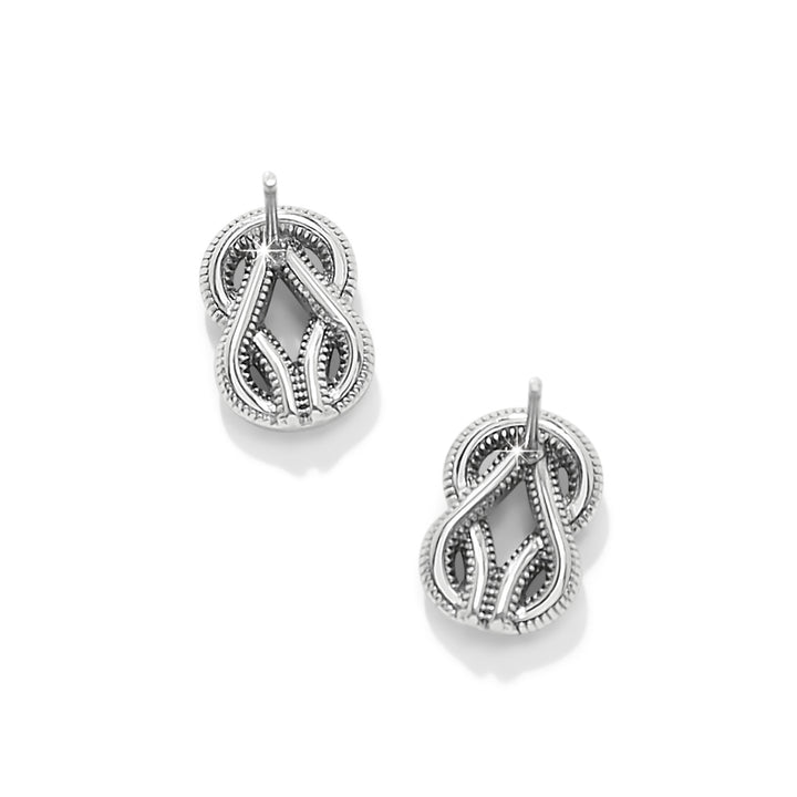 Brighton Interlok Harmony Luxe Post Earrings-Earrings-Brighton-Market Street Nest, Fashionable Clothing, Shoes and Home Décor Located in Mabank, TX