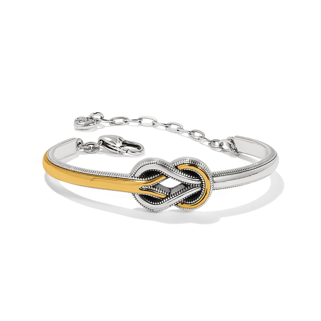 Interlok Harmony Two Tone Bar Bracelet-Bracelets-Brighton-Market Street Nest, Fashionable Clothing, Shoes and Home Décor Located in Mabank, TX