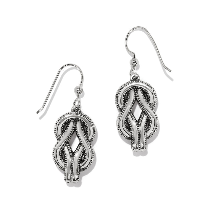 Interlok Harmony Two Tone French Wire Earrings-Earrings-Brighton-Market Street Nest, Fashionable Clothing, Shoes and Home Décor Located in Mabank, TX