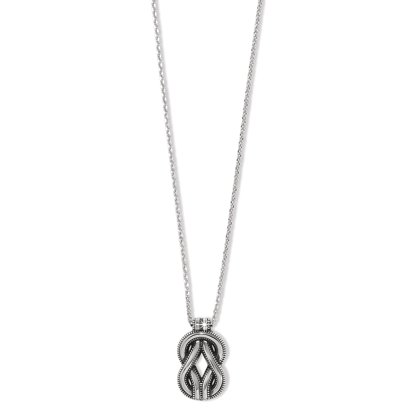 Interlok Harmony Two Tone Necklace-Necklaces-Brighton-Market Street Nest, Fashionable Clothing, Shoes and Home Décor Located in Mabank, TX