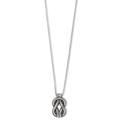 Interlok Harmony Two Tone Necklace-Necklaces-Brighton-Market Street Nest, Fashionable Clothing, Shoes and Home Décor Located in Mabank, TX