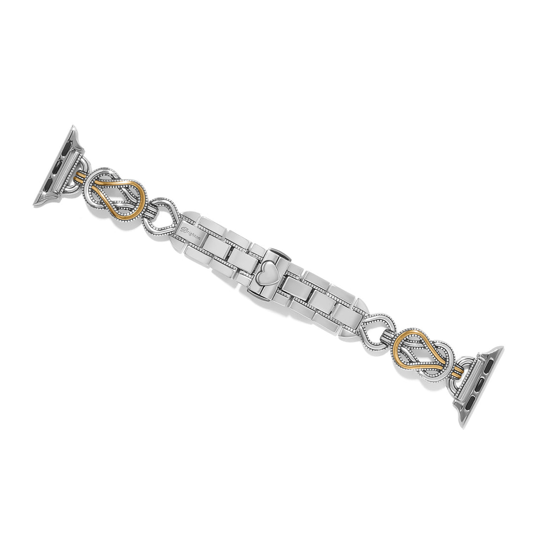 Brighton Interlok Harmony Two Tone Watch Band-01-Jewelry-Brighton-Market Street Nest, Fashionable Clothing, Shoes and Home Décor Located in Mabank, TX