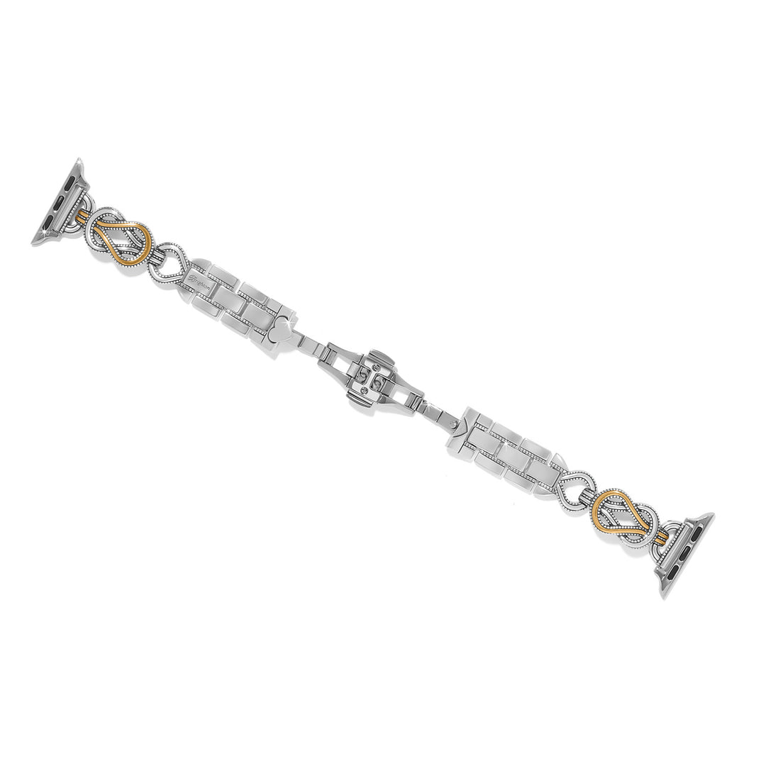 Brighton Interlok Harmony Two Tone Watch Band-01-Jewelry-Brighton-Market Street Nest, Fashionable Clothing, Shoes and Home Décor Located in Mabank, TX