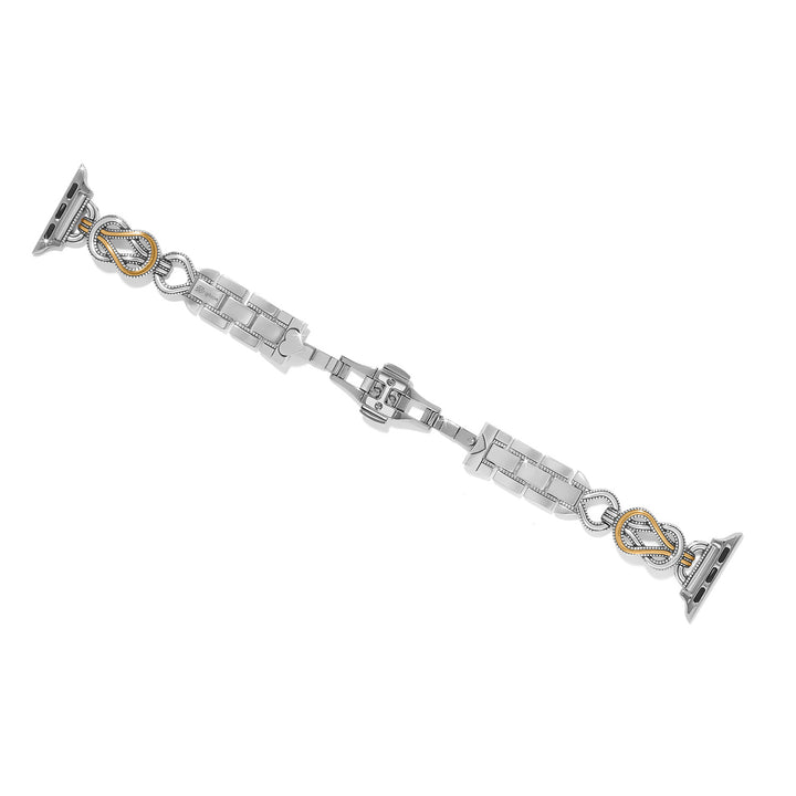 Brighton Interlok Harmony Two Tone Watch Band-01-Jewelry-Brighton-Market Street Nest, Fashionable Clothing, Shoes and Home Décor Located in Mabank, TX