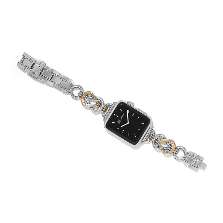 Brighton Interlok Harmony Two Tone Watch Band-01-Jewelry-Brighton-Market Street Nest, Fashionable Clothing, Shoes and Home Décor Located in Mabank, TX