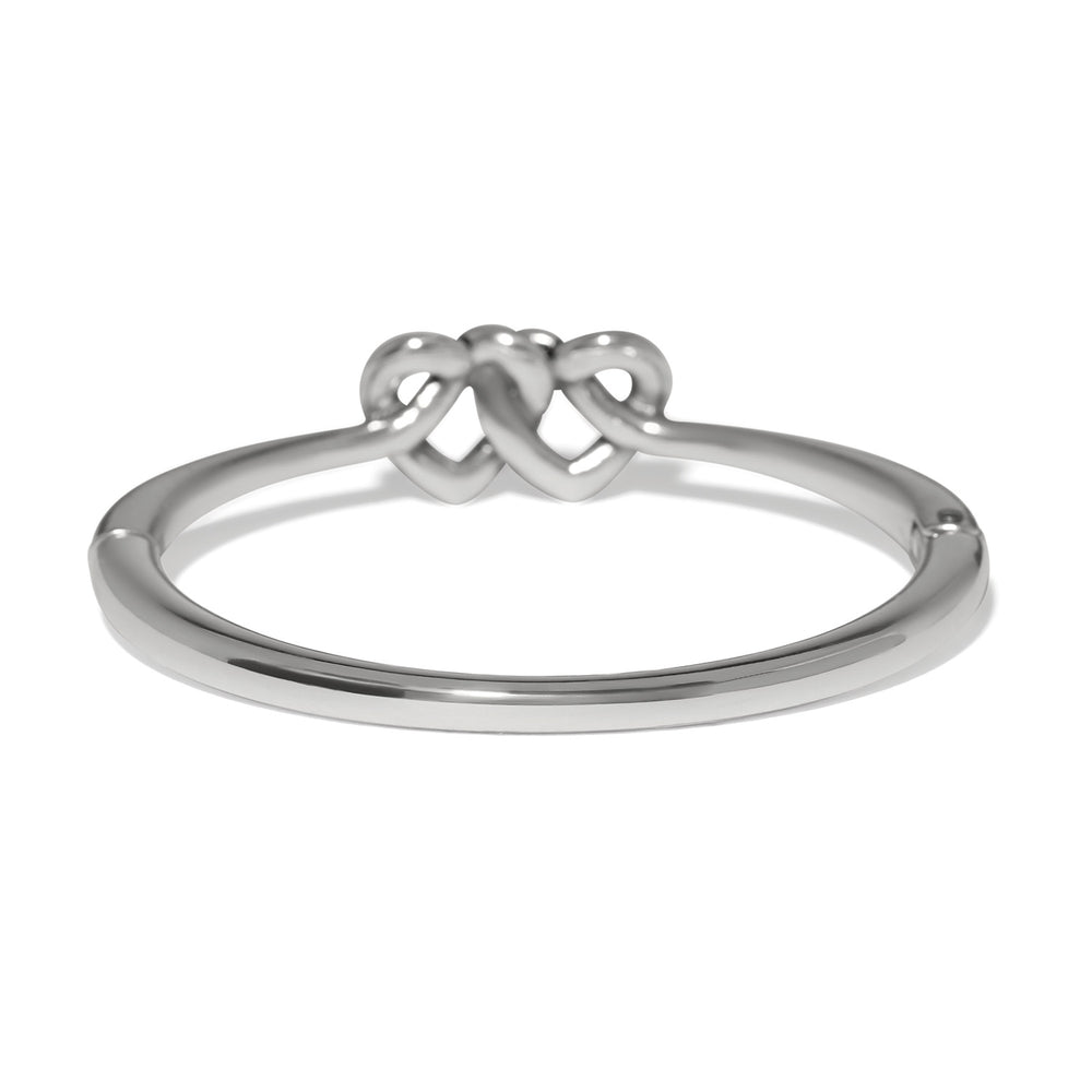 Brighton Interlok Linked Hearts Hinged Bangle-01-Jewelry-Brighton-Market Street Nest, Fashionable Clothing, Shoes and Home Décor Located in Mabank, TX