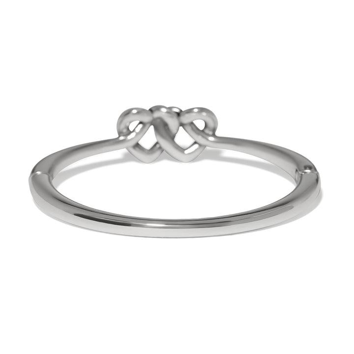 Brighton Interlok Linked Hearts Hinged Bangle-01-Jewelry-Brighton-Market Street Nest, Fashionable Clothing, Shoes and Home Décor Located in Mabank, TX