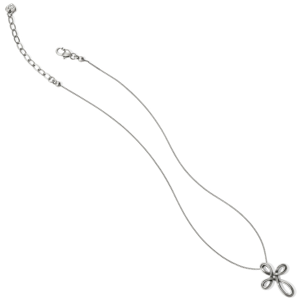 Interlok Petite Cross Necklace-Necklaces-Brighton-Market Street Nest, Fashionable Clothing, Shoes and Home Décor Located in Mabank, TX